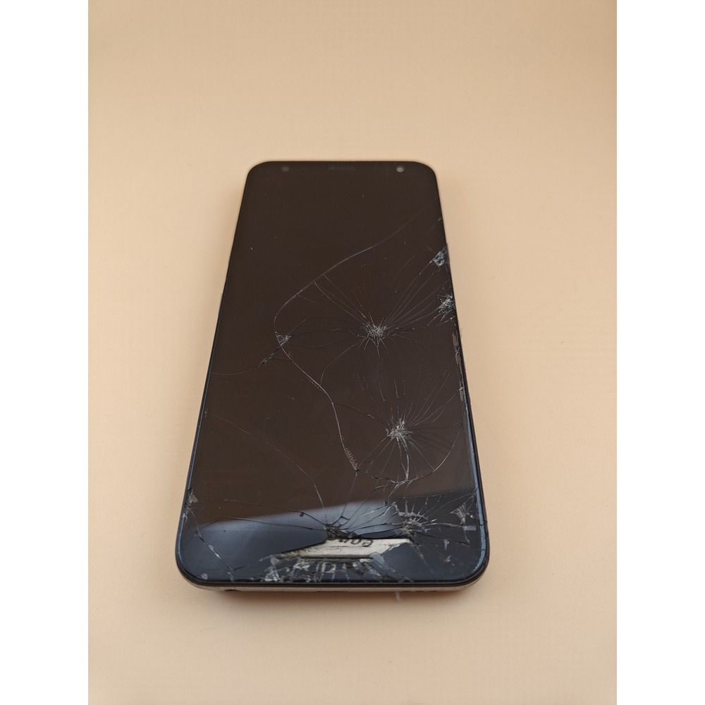 LG K40 32GB Smartphone For Parts Cracked Screen Back No Power Repair